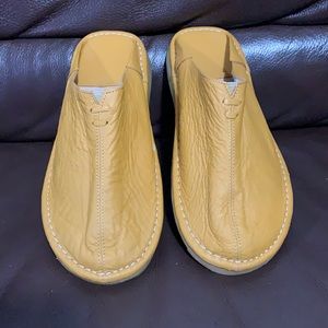 MOROCCAN REAL LEATHER TRADITIONAL SLIPPERS MEN’S SIZE US 8.5 EU 42